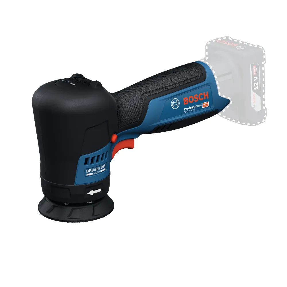 【BOSCH 博世】12V 鋰電免碳刷3吋抛光機 GPO 12V-77 (單機)