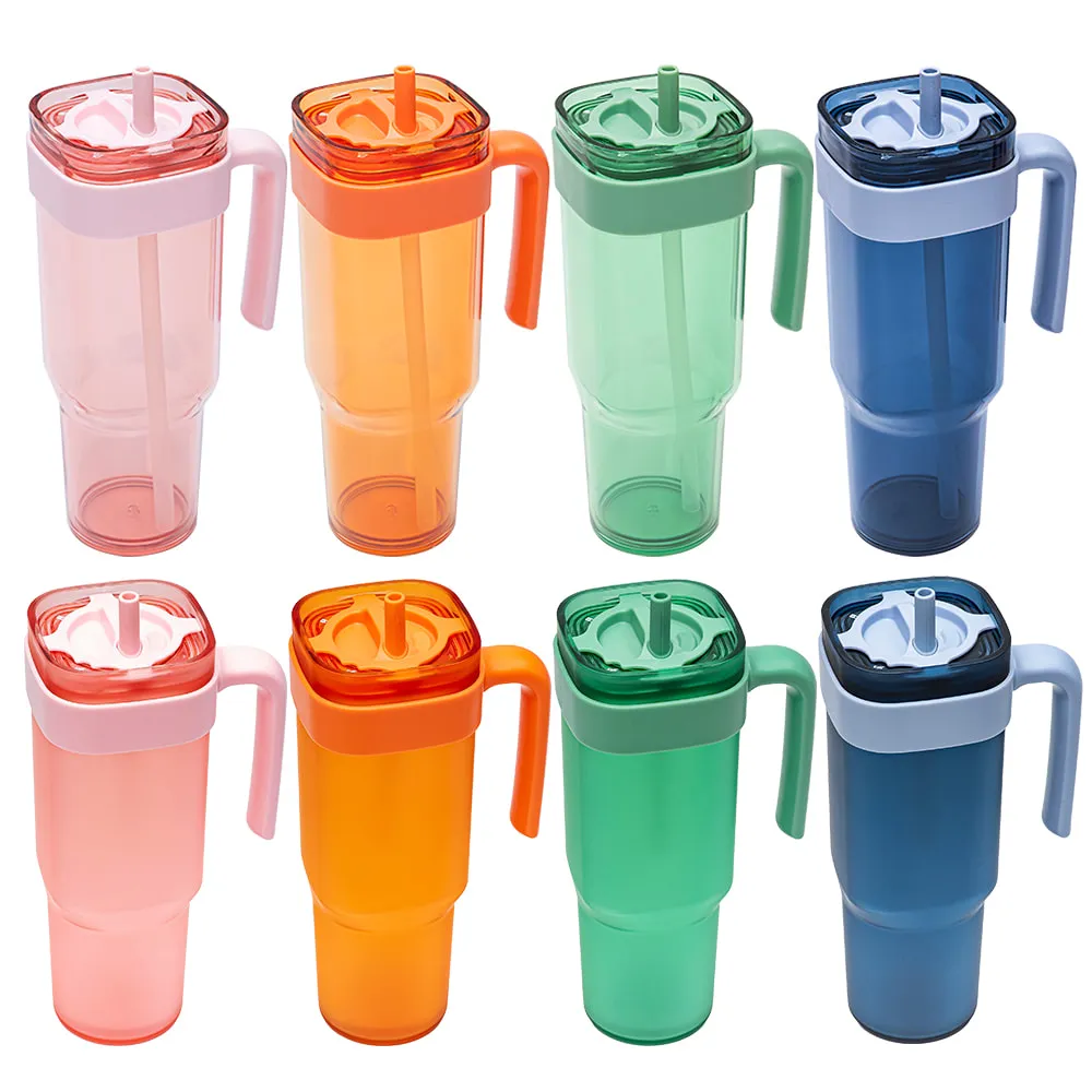 【bzyoo】Prestoor Tumbler 轉轉吸管冷水杯1000ml
