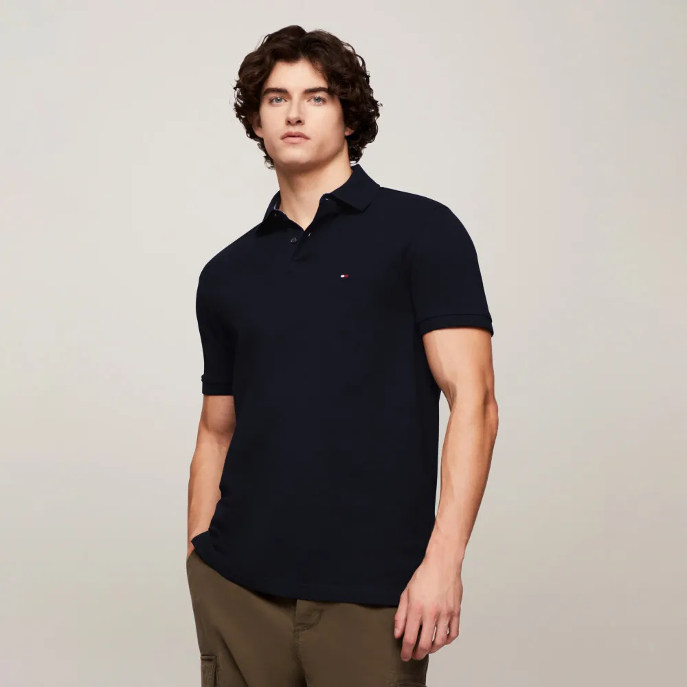 【TOMMY HILFIGER】官方旗艦館 1985 系列標準版型 Polo 恤_藍色