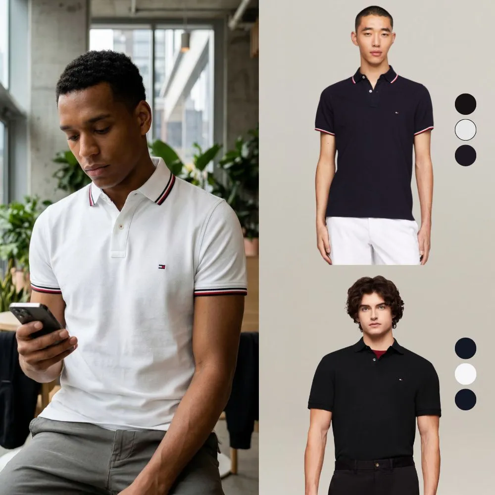 【TOMMY HILFIGER】官方旗艦館 品牌經典LOGO POLO 衫  短袖 T恤 上衣_ 多款多色任選