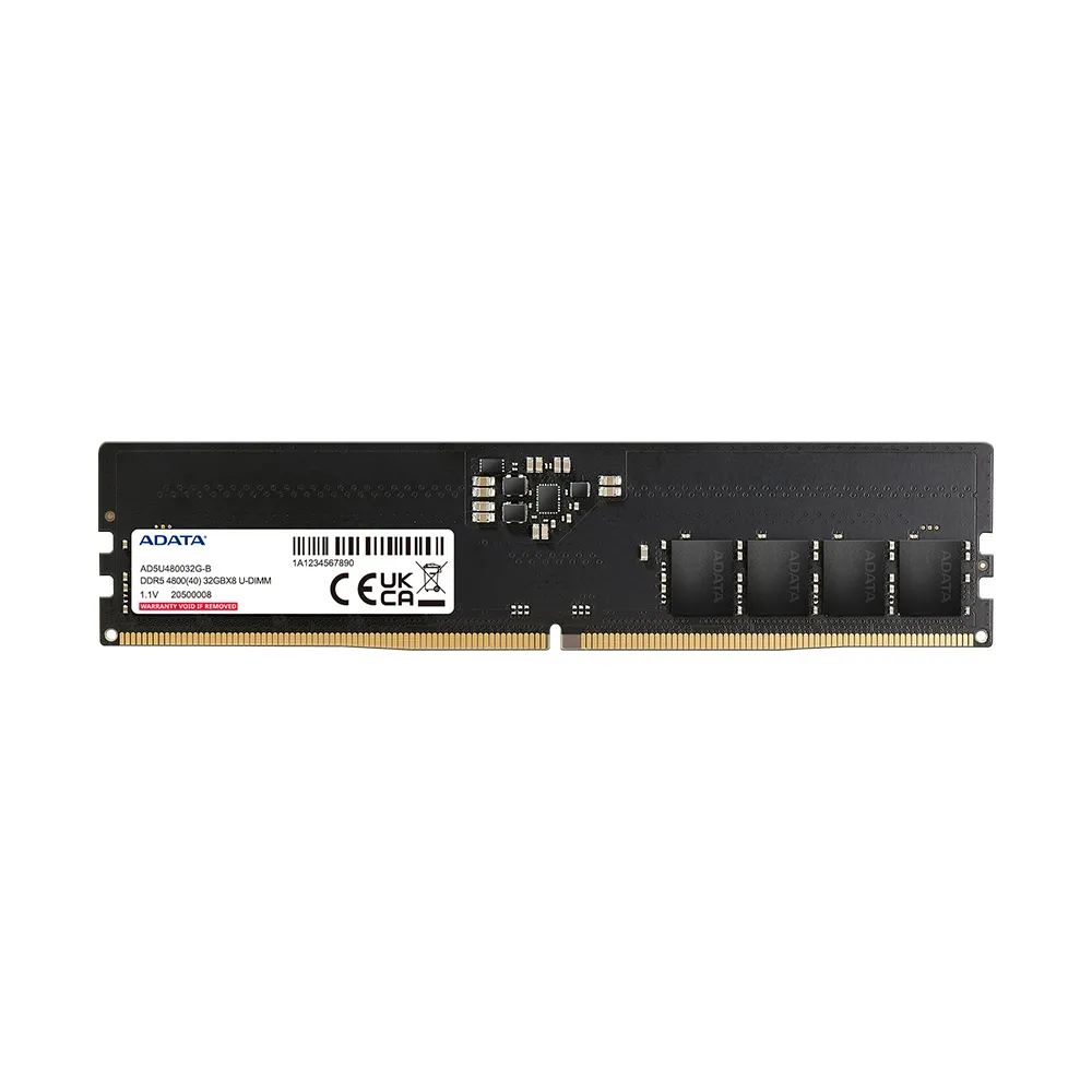【ADATA 威剛】DDR5 4800 16GB 桌上型記憶體 (AD5U480016G-S)