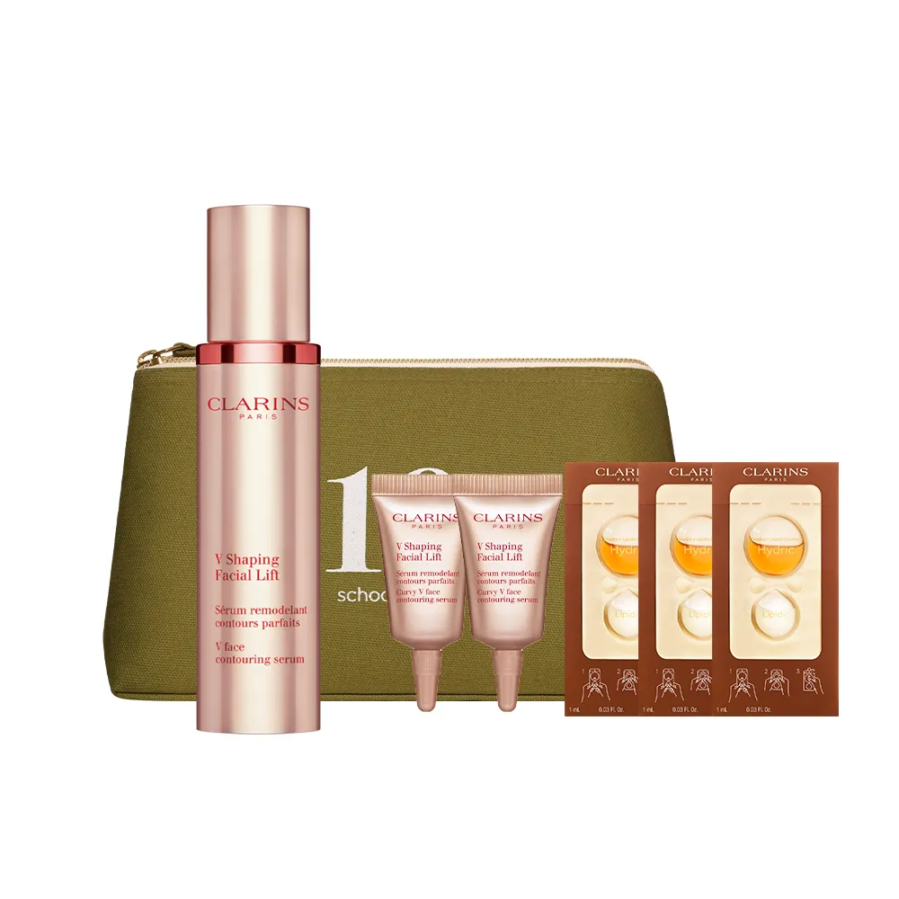 【CLARINS 克蘭詩】V型抗引力逆轉精萃50ml(瘦臉精華/水腫/拉提緊緻)