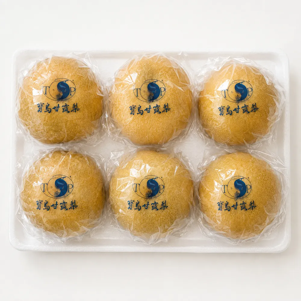 【GOZUII 果姬】卓蘭寶島甘露水梨22A-24A 6顆約4.8kg(農藥檢驗未檢出)中秋禮盒