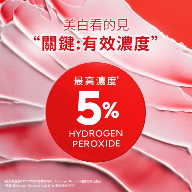 【Colgate 高露潔】OPTIC WHITE光感．白 5% Pro Series瞬白牙膏85gx3(新上市/升級配方/IU代言/牙齒美白)