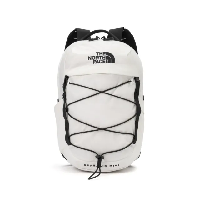 【The North Face】北臉 小後背包 運動包 書包 旅行小包 防潑水 BOREALIS MINI BACKPACK 白黑 NF0A52SWLA9