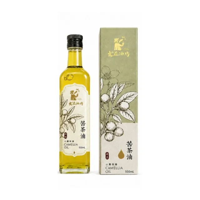 【良益油坊】100%小果苦茶油500 mL