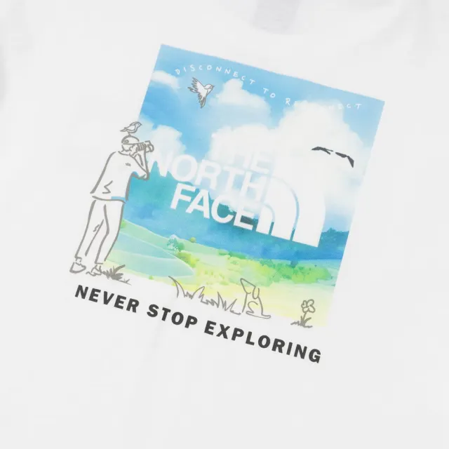 【The North Face】TNF 休閒 寬鬆短袖T恤 M HEAVYWEIGHT CITY TRAVERSE RELAXED SS T 男 白 (NF0A8GVZFN4)
