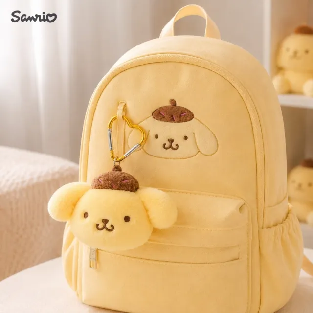【SANRIO 三麗鷗】正版授權夏日冰淇淋系列布丁狗帕恰狗美樂蒂大耳狗酷洛米玩偶包包吊飾鑰匙圈女兒女友禮物