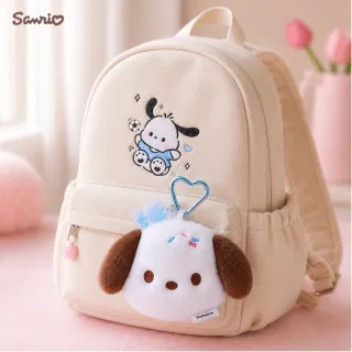 【SANRIO 三麗鷗】雙11 正版授權夏日冰淇淋系列帕恰狗美樂蒂大耳狗酷洛米布丁狗玩偶包包吊飾鑰匙圈女兒女友