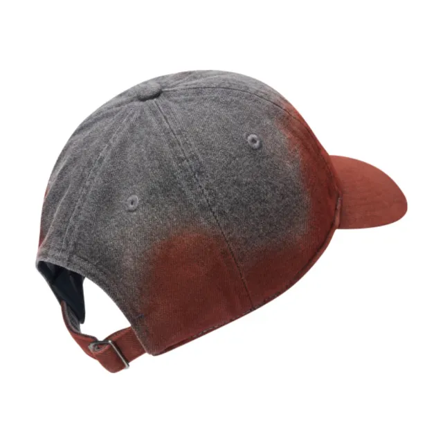 【NIKE 耐吉】帽子 運動帽 棒球帽 遮陽帽 U NK CLUB CAP CB DENIM SSNL 灰紅棕 IQ1314-010