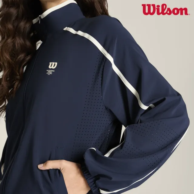 【WILSON】Victory Tech Jacket Classic Navy 女款 服飾 外套 海軍藍 WE00188U001001