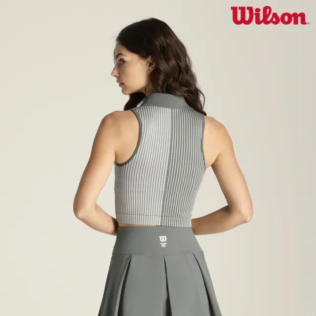 【WILSON】Topspin Seamless Polo SE 2.0 Castor/Sandrift 女款 服飾 POLO衫 綠色 WE00321E079001