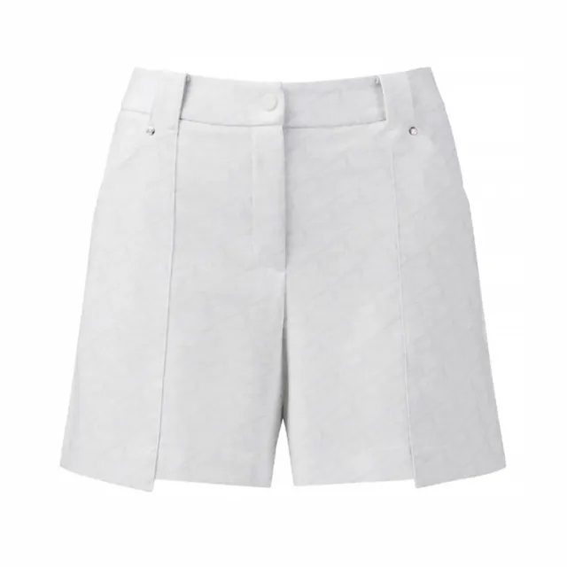 【DESCENTE】GOLF 迪桑特 ACMT BASIC 女款 高爾夫短褲 高彈性 運動短褲(黑色/白色)