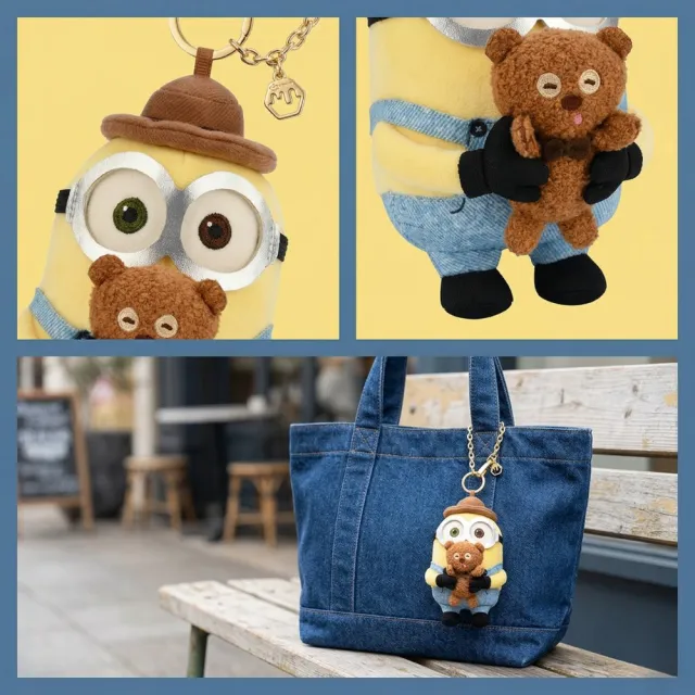 【MINIONS 小小兵】環球影城小小兵周邊商品小小兵玩偶吊飾Tim提姆熊閨蜜女友男友生日聖誕交換禮物