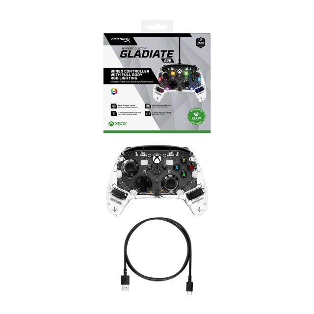 【HyperX】Clutch Gladiate RGB 有線遊戲手把/控制器 (Xbox 官方授權)