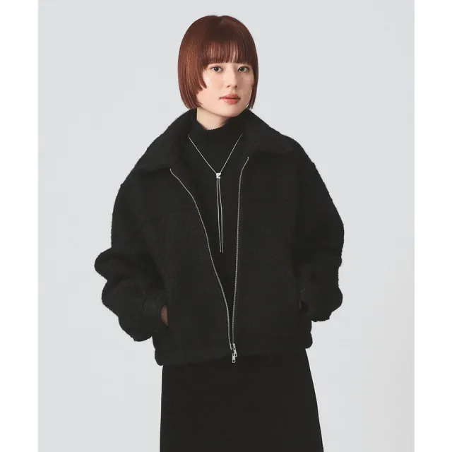 【BEAMS】官方旗艦館 Ray BEAMS / 女裝 LOOP 長毛 拉鍊 外套