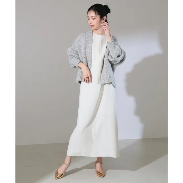 【BEAMS】官方旗艦館 Demi-Luxe BEAMS / 女裝 混織 低針距 開襟衫