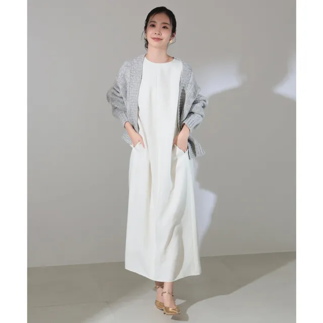 【BEAMS】官方旗艦館 Demi-Luxe BEAMS / 女裝 混織 低針距 開襟衫