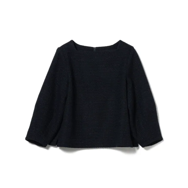 【BEAMS】官方旗艦館 Demi-Luxe BEAMS / 女裝 斜紋軟呢 方領 上衣