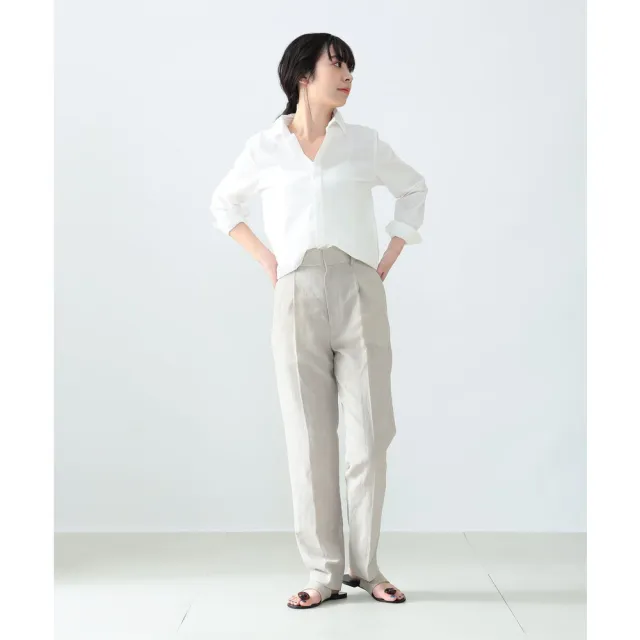 【BEAMS】官方旗艦館 AK+1 / 女裝 刺繡 標準領 長袖 襯衫