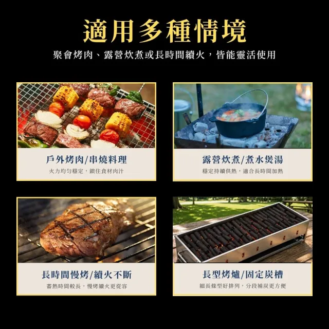 【點秋香】炭研所 竹作條炭 2KG