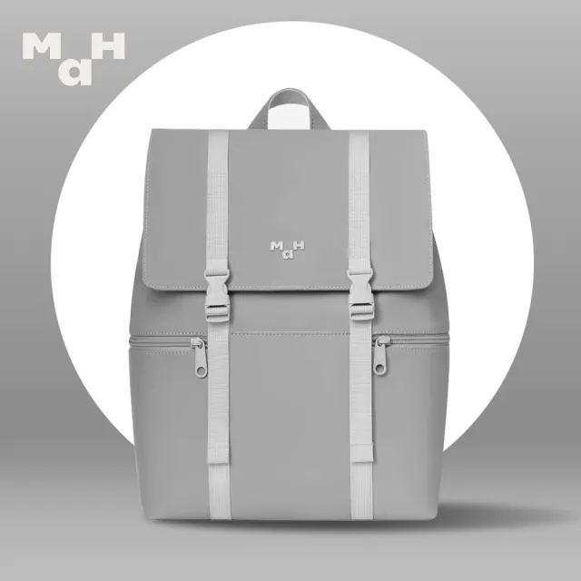 【MaH】雙11 官方旗艦館 Siro系列PU款 經典純色電腦後背包(14吋/11L)