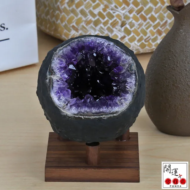 【開運方程式】烏拉圭紫晶洞錢袋子AGU786(0.5-1kg紫水晶洞隨機出貨風水開運擺設)