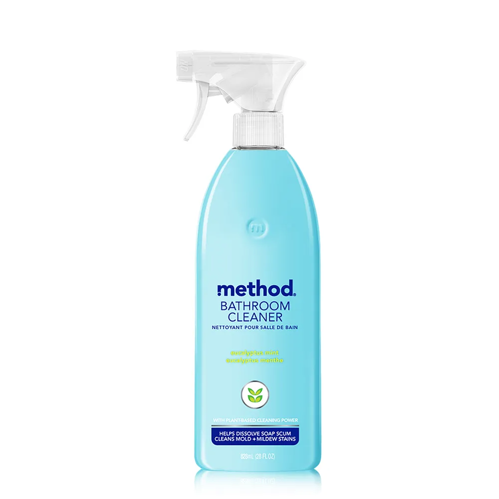 即期品【method 美則】浴廁清潔劑-尤加利薄荷828ml(皂垢 除垢 除汙 浴室 廁所)