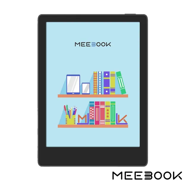 【MEEBOOK】M8C 7.8 吋彩色電子閱讀器觸控筆套組(黑色)