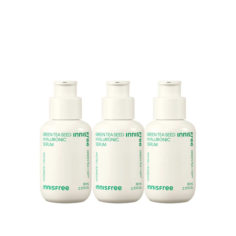 【innisfree】官方直營 綠茶籽玻尿酸保濕精華囤貨組(240ml / 補水神器)
