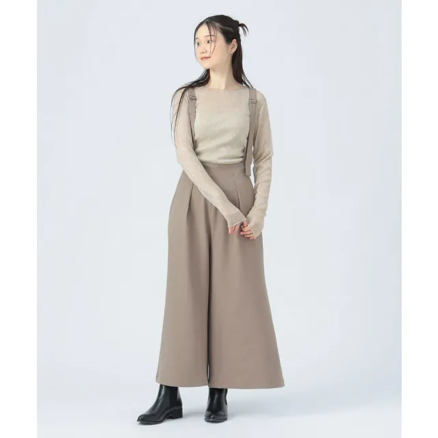 【BEAMS】官方旗艦館 BEAMS HEART / 女裝 附吊帶 高腰 長褲