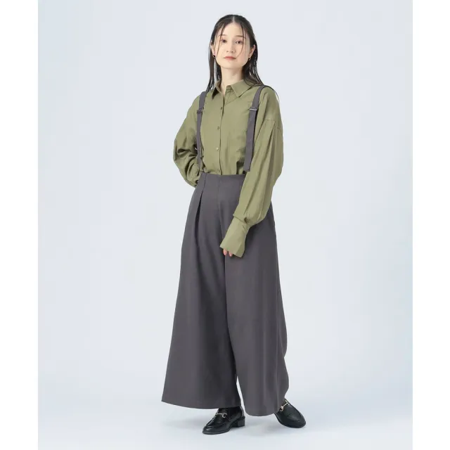 【BEAMS】官方旗艦館 BEAMS HEART / 女裝 附吊帶 高腰 長褲