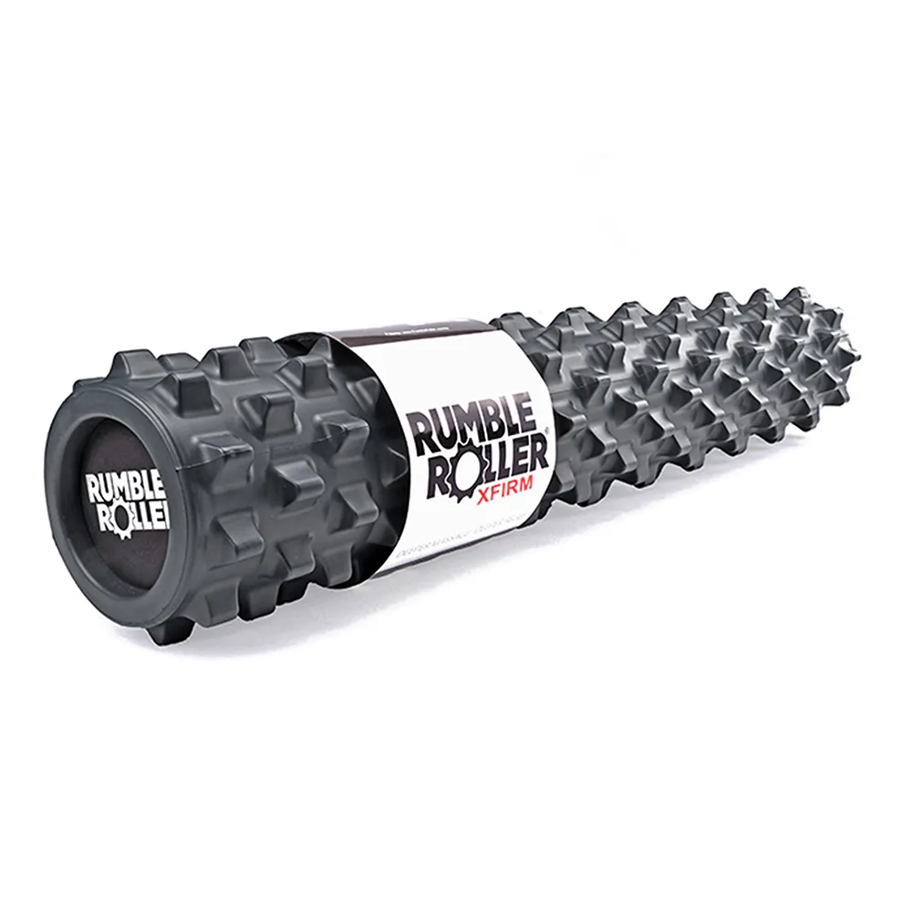 【Rumble Roller】深層按摩滾輪 狼牙棒 長版79cm 強化版硬度(瑜珈柱 按摩滾筒 筋膜放鬆 瑜珈滾筒)