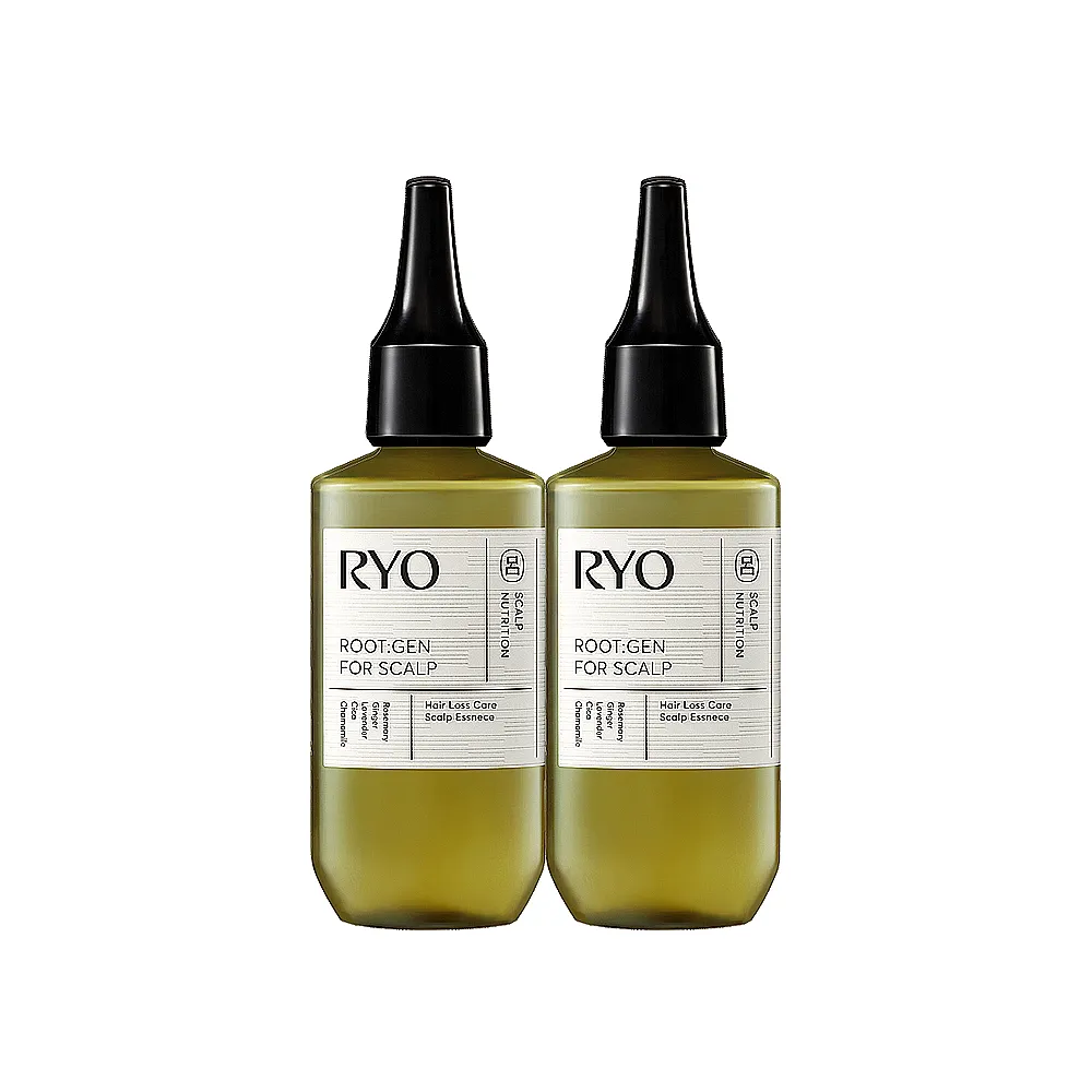 【RYO 呂】官方直營 ROOTGEN強韌蘊髮頭皮精華液80mlx2入 (強健髮根 蓬鬆 無矽靈)