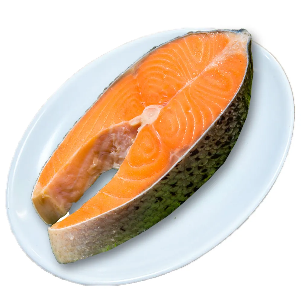 【鮮綠生活】特厚智利鮭魚切片 共4包(380g±10%/片包冰率15%)