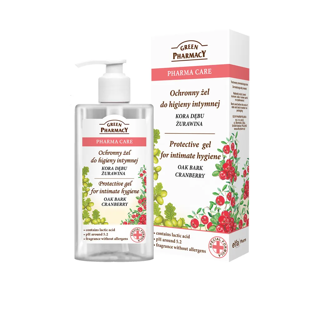 【GREEN PHARMACY 草本肌曜】蔓越莓水嫩護膚私密潔膚露 300ml(清新/水嫩/果甜香氣/孕期可用)