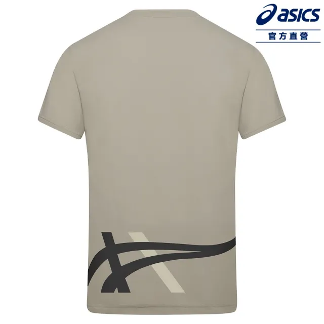 【asics 亞瑟士】短袖上衣 男女中性款 仿棉 亞洲版 訓練上衣 2033C358-250