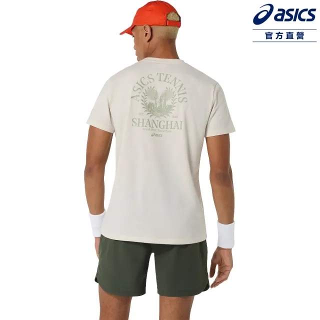 【asics 亞瑟士】短袖上衣 男款 海外版 網球上衣 2041A351-250