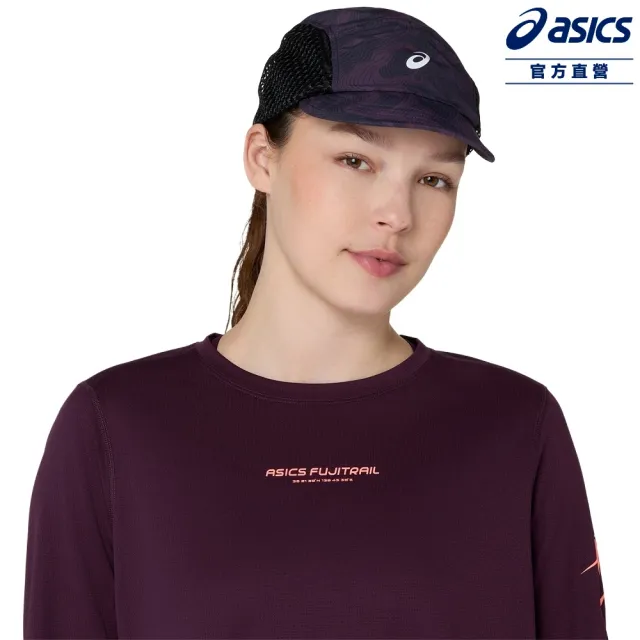 【asics 亞瑟士】長袖上衣 女款 FUJITRAIL 海外版 跑步上衣 2012D430-501
