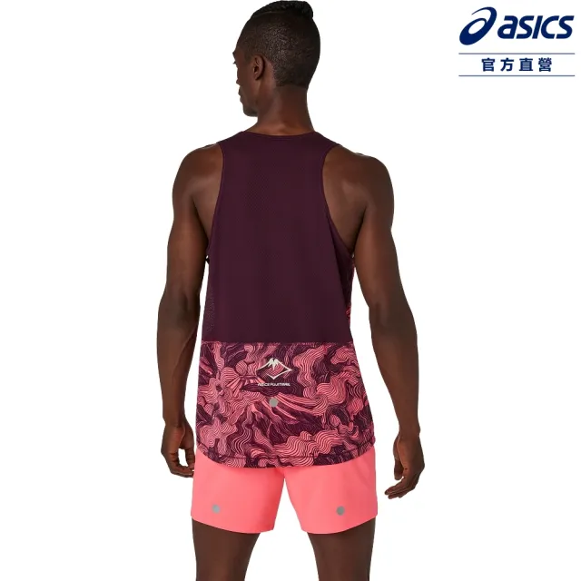【asics 亞瑟士】背心 男款 FUJITRAIL ACTIBREEZE 海外版 跑步上衣 2011D528-700
