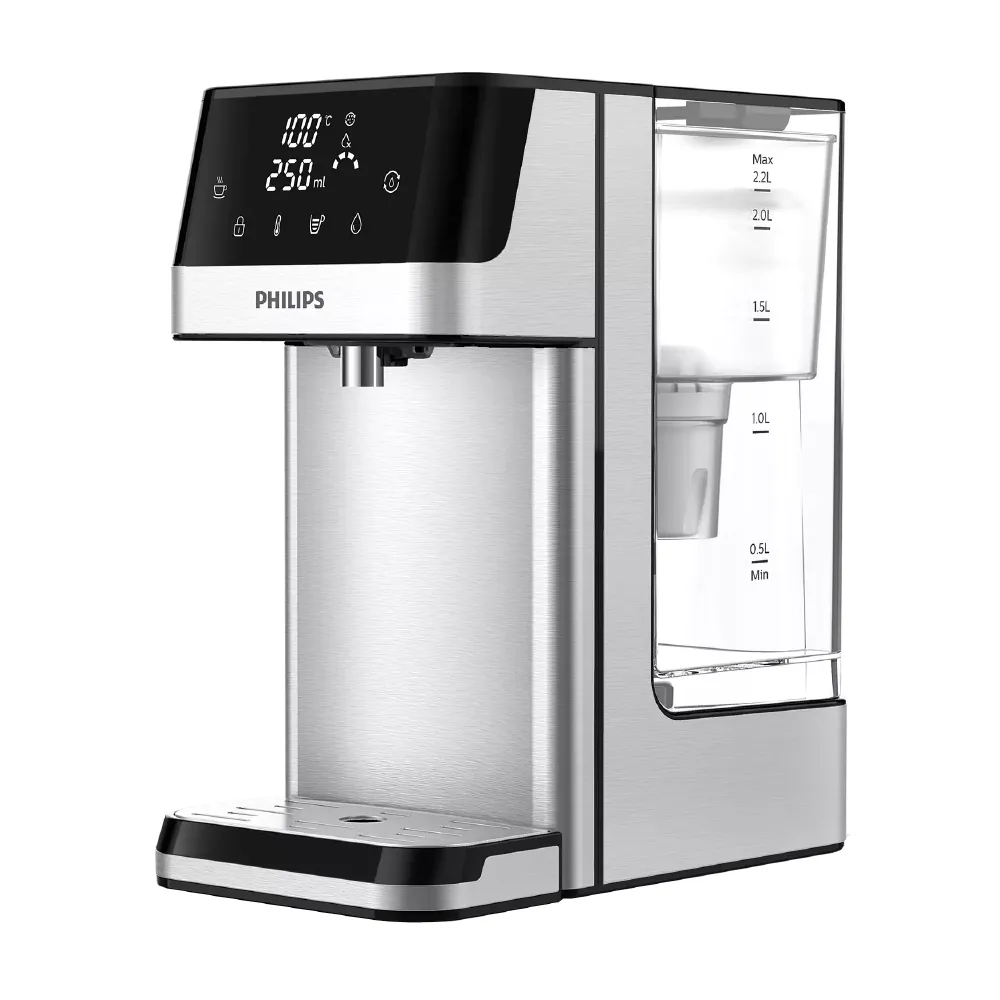 【Philips 飛利浦】2.2L免安裝瞬熱濾淨飲水機 ADD5910M(主機內含濾芯)+超濾多重過濾濾芯3入組