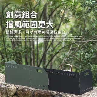 露營中毒本鋪 擋風板 擋油板露營 擋板 防風板 防風 爐具防風 摺疊式 露營 戶外