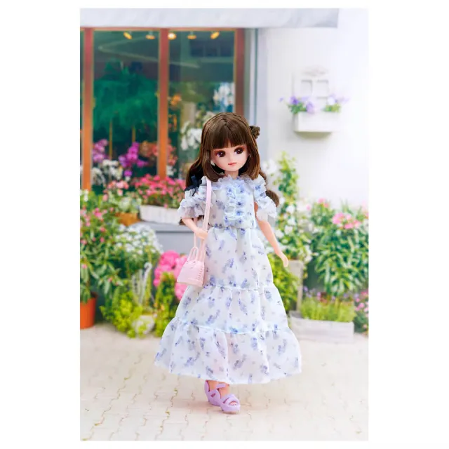 【TAKARA TOMY】Licca 莉卡娃娃 LD-15 碎花洋裝莉卡