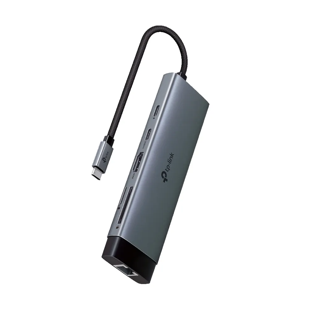 【TP-Link】UH9120C Type-C 9合1多功能轉接器 9埠HUB集線器 HDMI USB3.0 PD快充(100W)