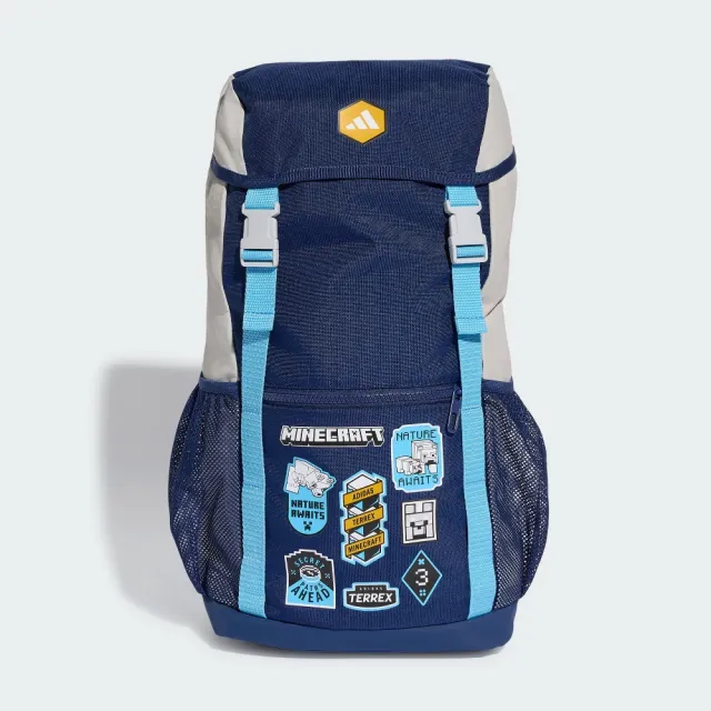 【adidas 愛迪達】MINECRAFT 後背包 兒童 KR2355