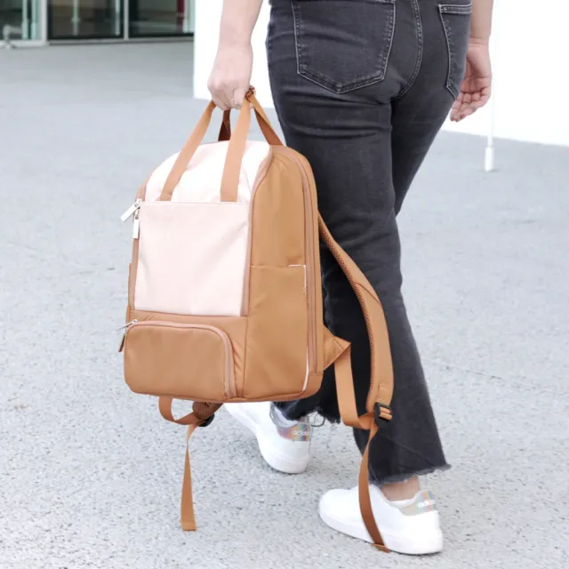 【FORYU DESIGN】雙11 售完再補 BB104後背包 可自由分層 大容量背包(便當包 媽媽包 防漏 保溫便當包)