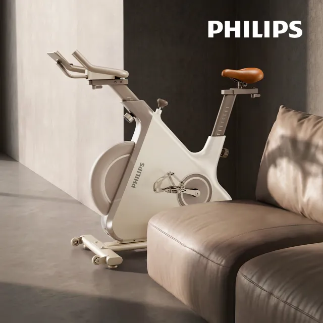 【Philips 飛利浦】FIT3104B1 飛利浦智發電訓練單車-小野馬Lite(32段阻力/減震坐墊/免插電/飛輪/健身車)