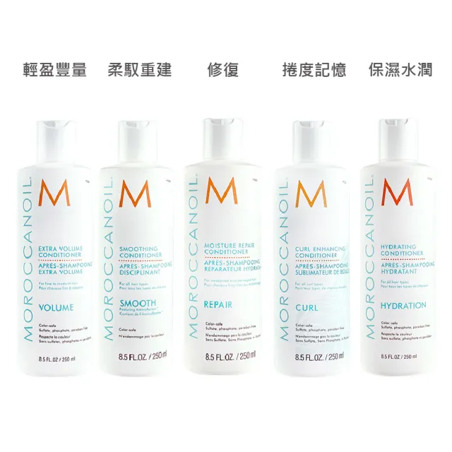 【摩洛哥優油】優油護髮劑系列250ml-保濕水潤/修復/捲度記憶/輕盈豐量 多款可選(公司貨)