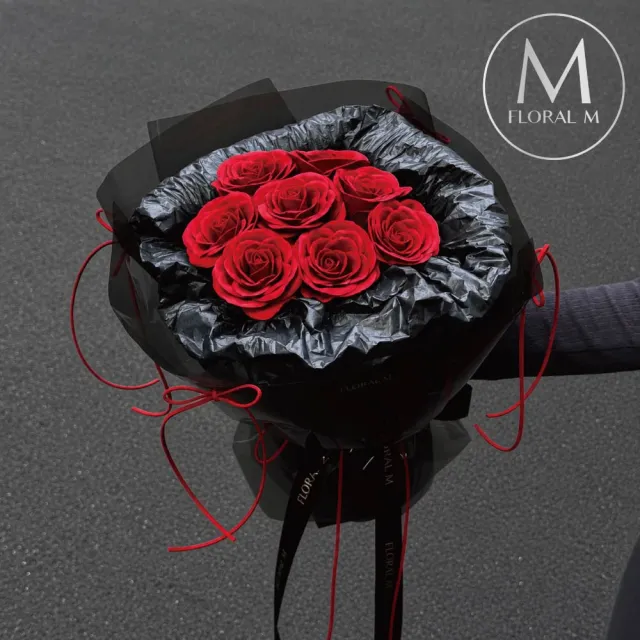 【Floral M】永遠愛妳小型香水玫瑰花束(情人節花束/告白禮物/求婚花束/鮮花花禮/香水花束/生日花束)