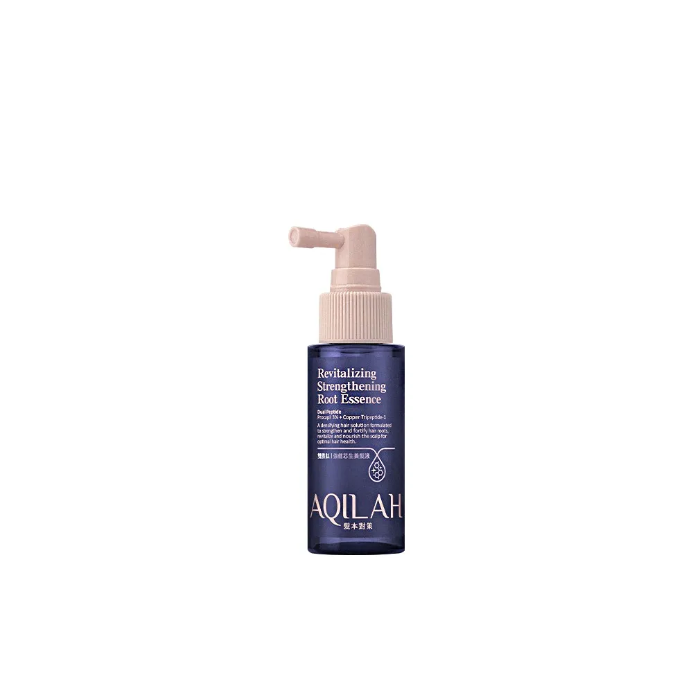 【美吾髮】AQILAH髮本對策 雙胜肽強健芯生養髮液50ml(奇蹟小藍瓶/健髮/蓬鬆/豐盈)